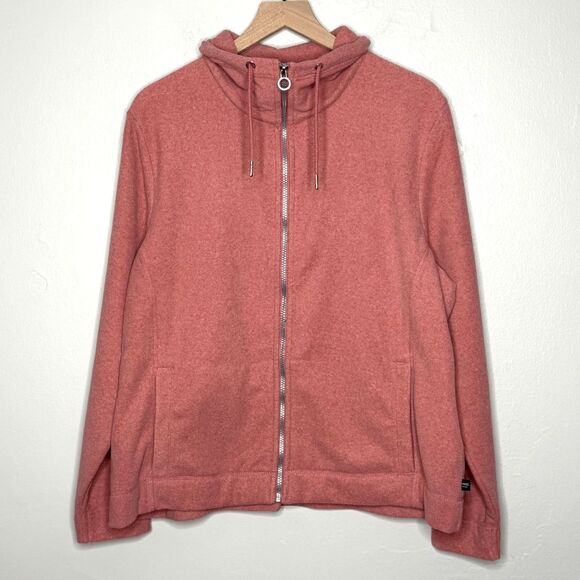 Regatta Jackets & Blazers - Regatta Great Outdoors Womens Fleece Jacket 16 Red Quarter Zip Hiking Camping